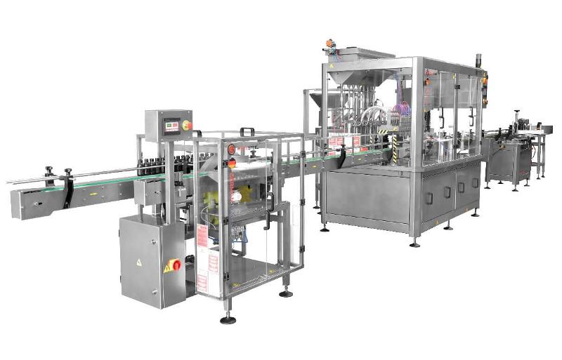 SYRUP BLOWING FILLING CAPPING LABELING MACHINE