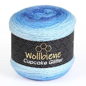 Wollbiene Cupcake Glitter Knitting Yarn
