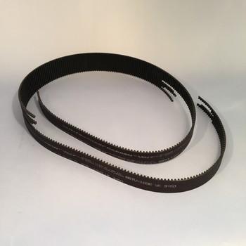 Power transmission belt with mechanical assembly