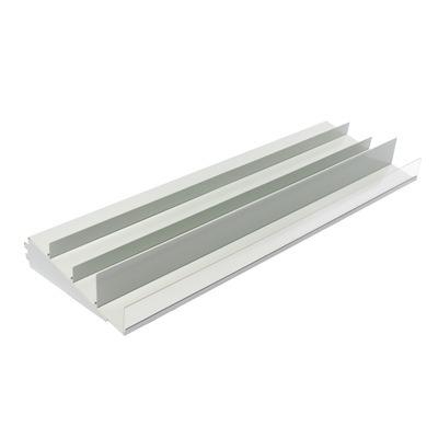 Steel supermarket shelves for display and store