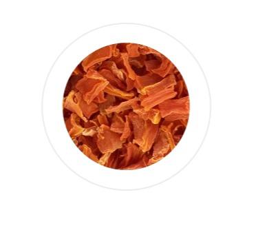 Dried carrot - cubes