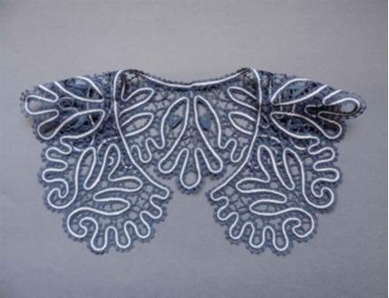 Amazing handmade lace collar.