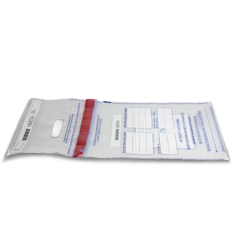 Security bags with grip hole LDPE 245x320+30mm 70µ