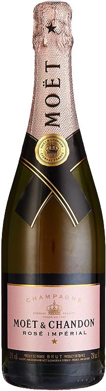Moet & Chandon Brut Rose Imperial Champagne (1 X 0.75 L)