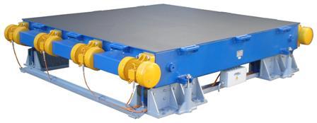custom-built vibrating tables by Knauer Engineering