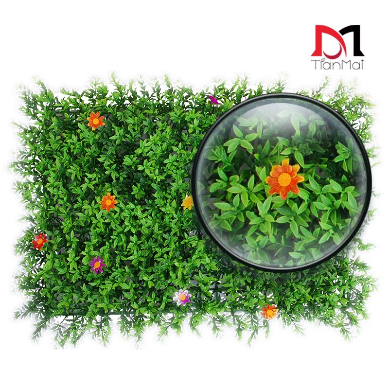 ARTIFICIAL PLANT WALL AND FLOWERS