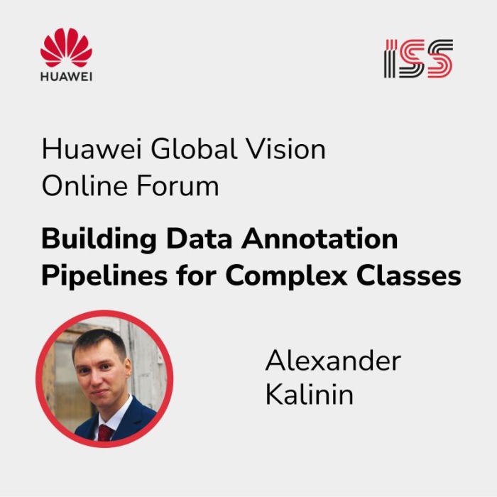 ISS Art  as a headliner at Huawei Global Machine Vision 2021