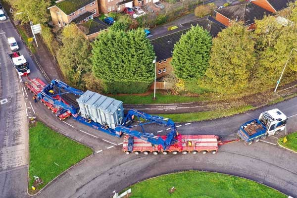 TWO 215 TONNE TRANSFORMERS FOR KINTORE SUBSTATION