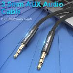 Vention BAG Audio Cable Black Metal Type 