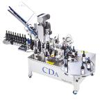 Labelling machine for the adhesive labelling