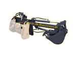 Backhoe with swivel function and gripping function for Ferrum DM yard loader