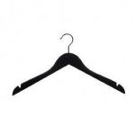 Shirt hangers black wood