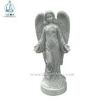 Natural Stone Granite Sculpture Angel Carving Statue