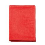 Pool Towels - Plain Red - 100% Cotton - 400gr