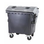 Plastic container for waste separation 1100 For metal withock