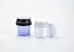 Refillable airless cosmetic jar packaging