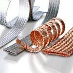 Flexible, braided copper tapes