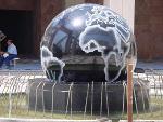 Ball fountain Granite with rotating ball