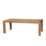 garden table teak wood 160x90x75 cm 