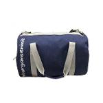 Travel and sport bag with color and print customizable shoulder strap made from