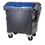 Plastic container 1100itres black and blue VV