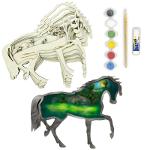 3D Wooden coloring kit Horse