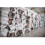 Mixed rags/institutional second hand clothing bales