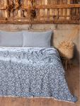Muslin 4ply Jacquard Polka Dot Pattern Bedspread/Blanket