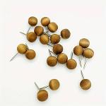 Decorative round wooden pins