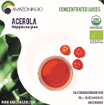 Organic Acerola Concentrated Juice - Clarified 50°