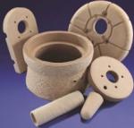 Ceramic fibre shapes