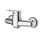 Exposed bath mixer without shower kit