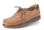 Men's brown shoes with suede elements