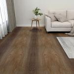 Floorboards 20 pcs self-adhesive 1.86 mÂ² PVC brown