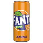 Fanta Soft Drink 330ml Can All Flavors 
