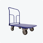 Platform Trolley With Folding Handle And Pedal Transformation System. Tpsr Mp