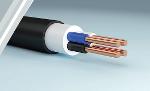 Power cable with copper core with polyethylene (XLPE) insulation and sheath