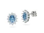 Diana Style Stud Earrings 