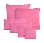 Anti-allergic microfiber pillow, pink silicone