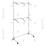 KL 14 DISPLAY STAND, DOUBLE BAR, WITH FRONT ARM