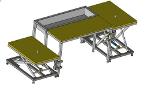  WEIGHING MOBILE MEAT PROCESSING TABLE