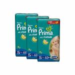 Pampers Prima Aktif Bebek 5 Junior, Diapers 11-18 Kg, 60 Pcs
