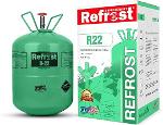 Refrost Refrigerant R22 For HVAC Disposable Cylinder 13.6Kg