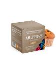 Muffin box cube shaped large size kraft-brown eco-friendly