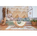 Montessori Baby Rocker Set Arch + Cushion (Min) Pastel