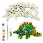 3D Wooden coloring kit Stegosaur
