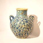 Handpainted Handle Vase