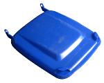 Lid for a plastic bin 120t plastic container blue