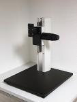 Microscope stand with custom sensor fixture
