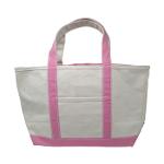 Must Buy Eco Friendly Pink Strap Shoulder Cotton Beach Bag